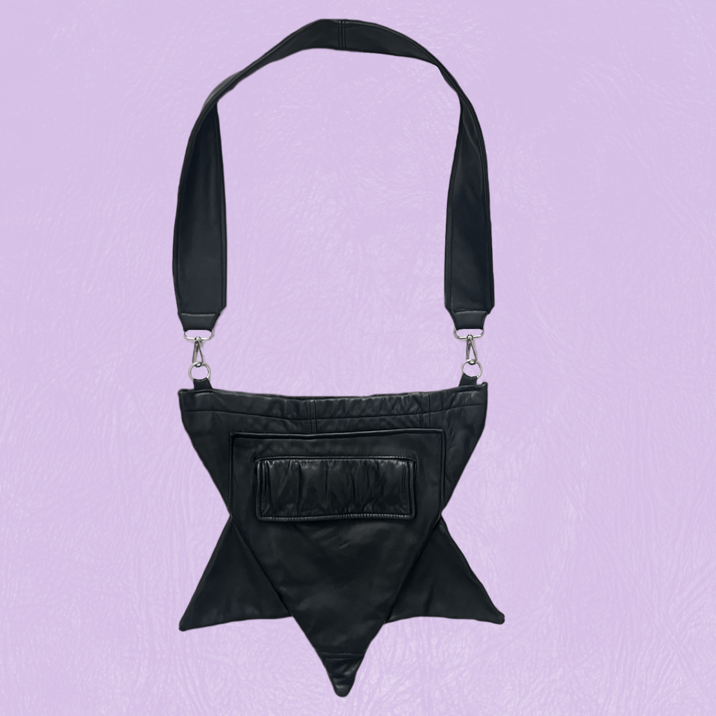 Leather Starship Crossbody Bag