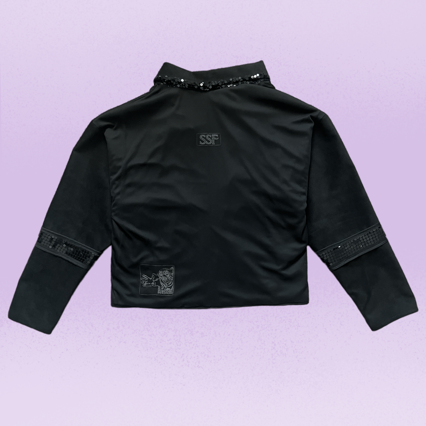 Afropunk Leather and Mesh Jacket