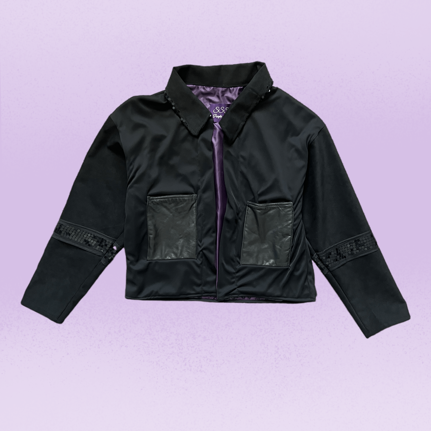 Afropunk Leather and Mesh Jacket