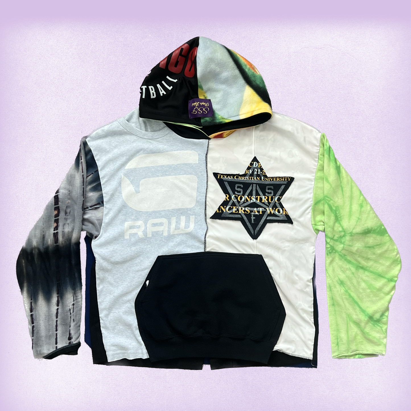 Patchwork Starship Hoodie